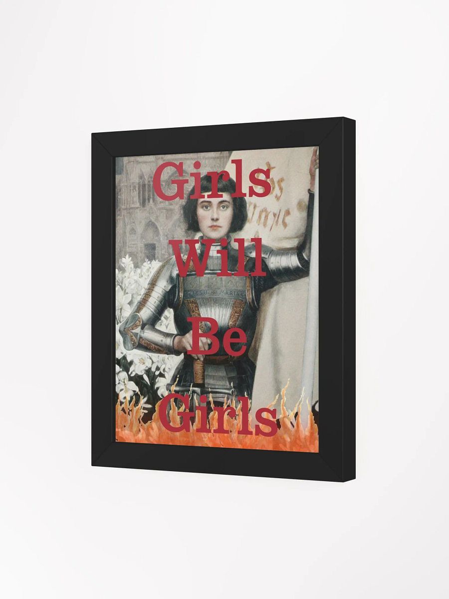 Girls Will Be Girls Framed Print product image (3)