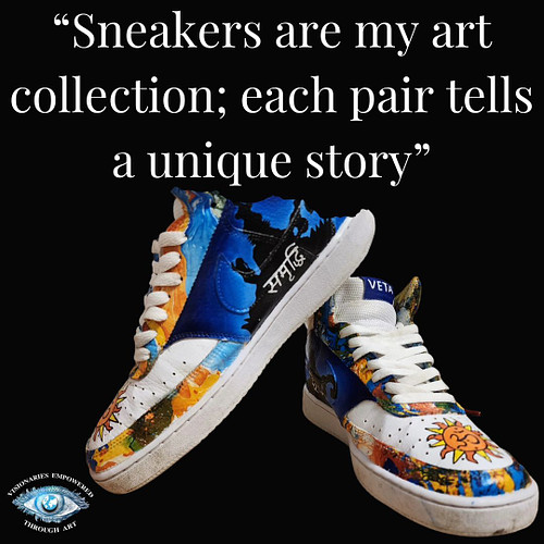 What story 📖 do your shoes tell? How are they meaningful to and unique to you?

#unique
#sentimental #sneakers #customsneaker...