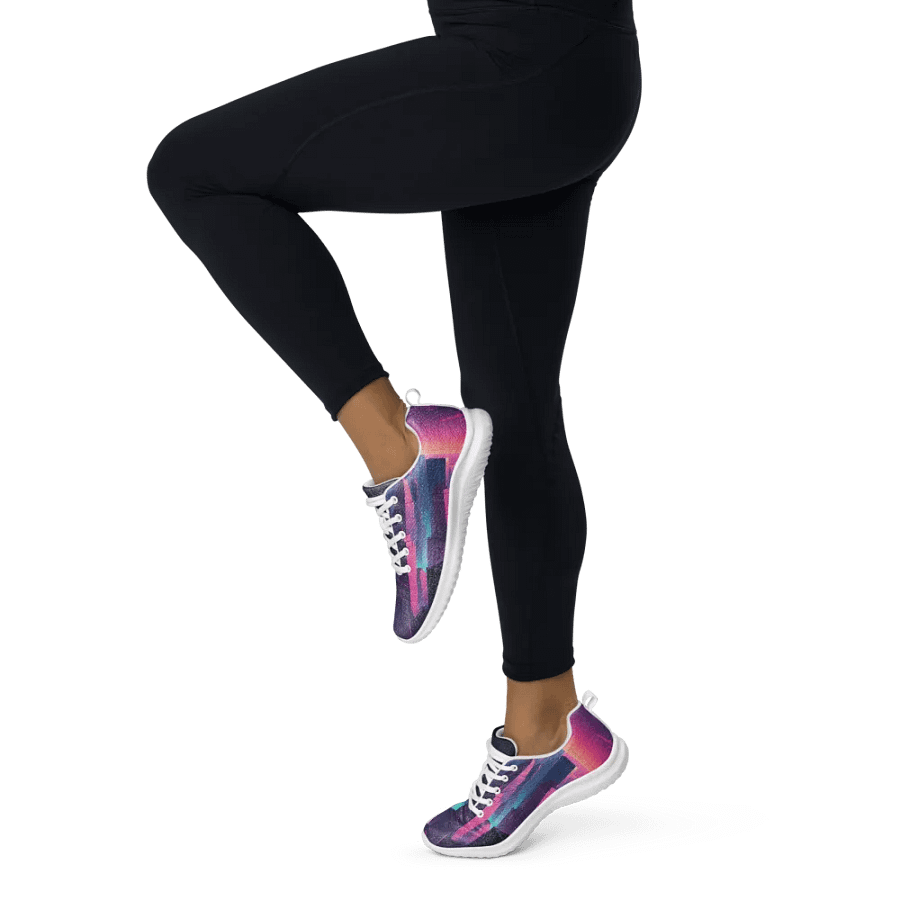 Vaporwave New York City All Over Print Athletic Shoes product image (5)