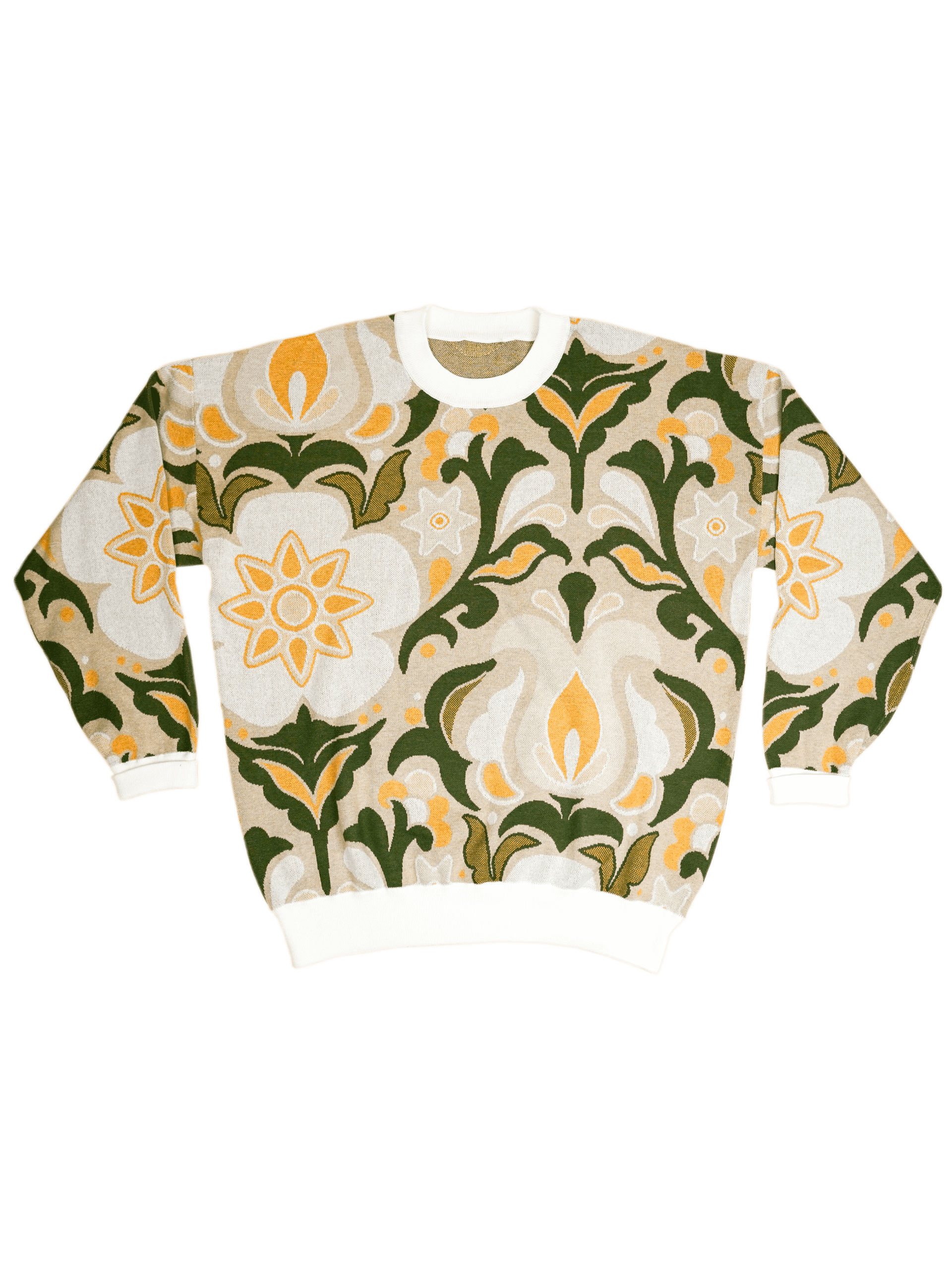 Botanical Wallpaper Sweater - Cream product image (4)