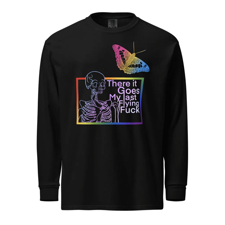 Rainbow Skeleton; Last Flying F***; long sleeve product image (1)