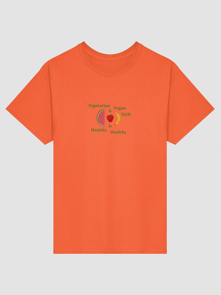 Healthy Wealthy Vegetarian & Vegan Tee product image (1)