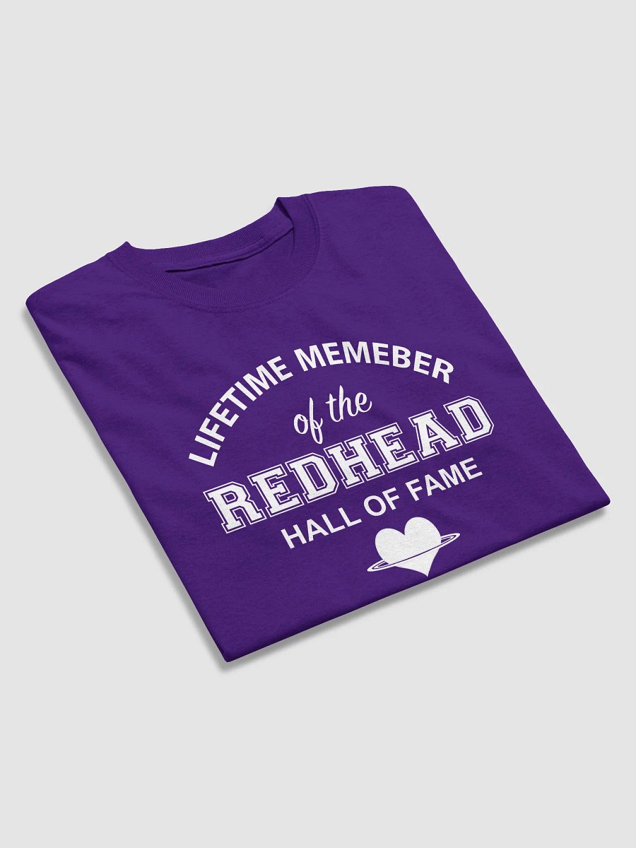 LIFETIME MEMBER of the REDHEAD HEAD HALL OF FAME tee product image (3)