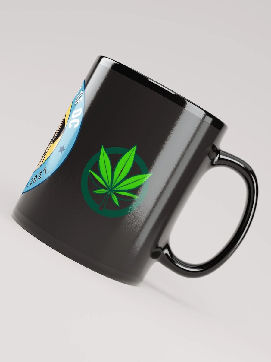 Pug Nation of DC Black Glossy Mug product image (7)