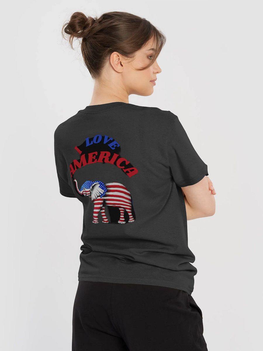 Graphic Tee Patriotic Elephant product image (5)