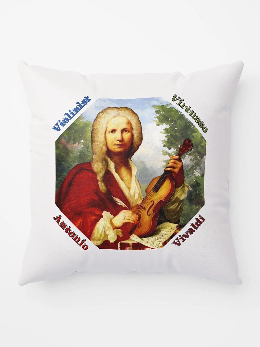 Antonio Vivaldi - Violinist Virtuoso | Pillow product image (5)