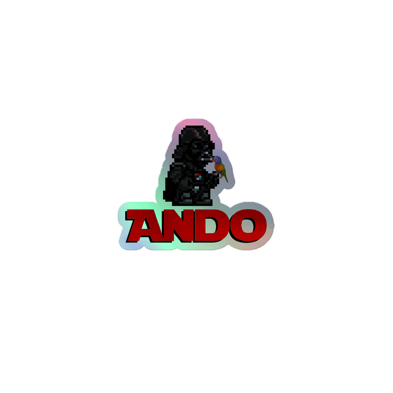Ando holo sticker