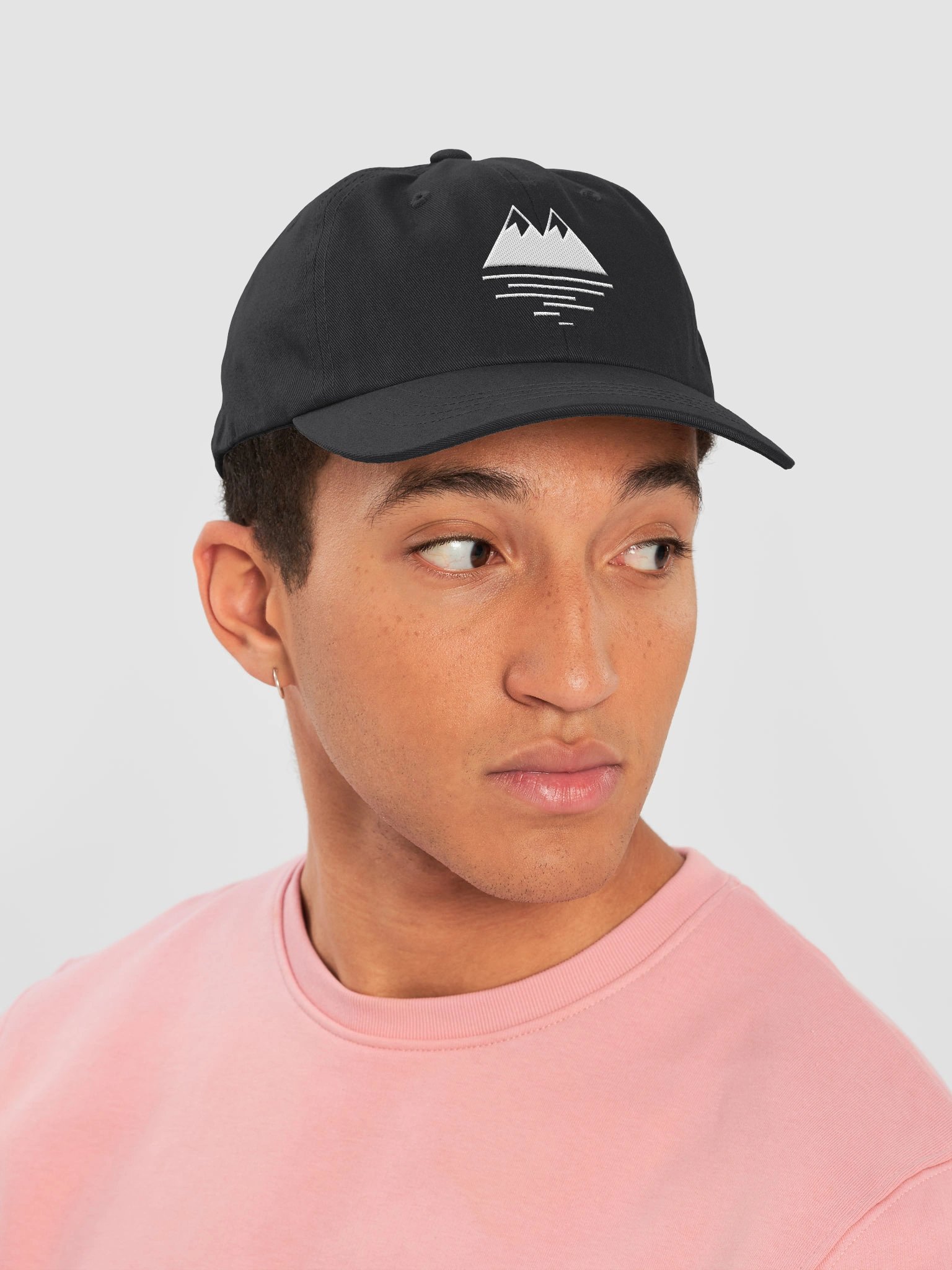 Pixel Peak Mountains Dad Hat product image (28)