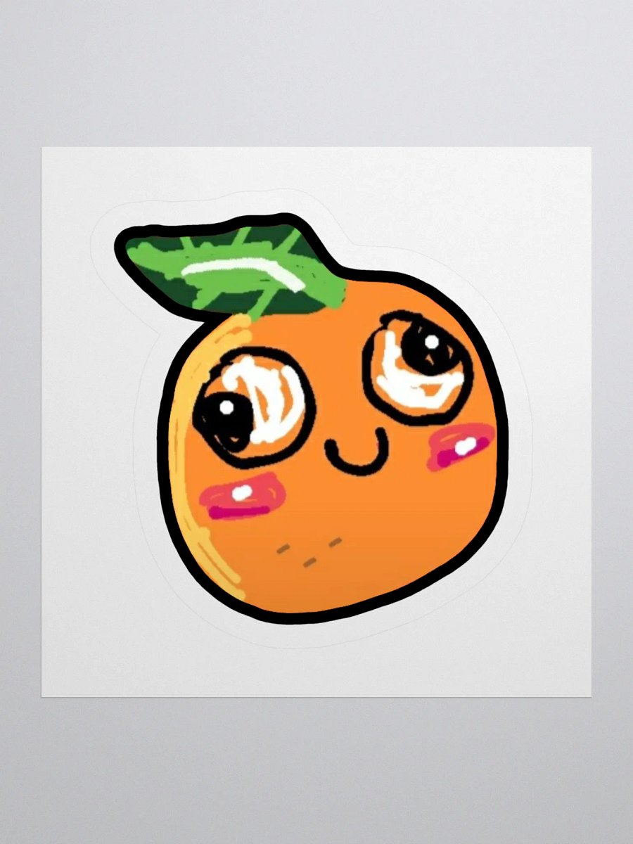 Derp orange sticker product image (1)