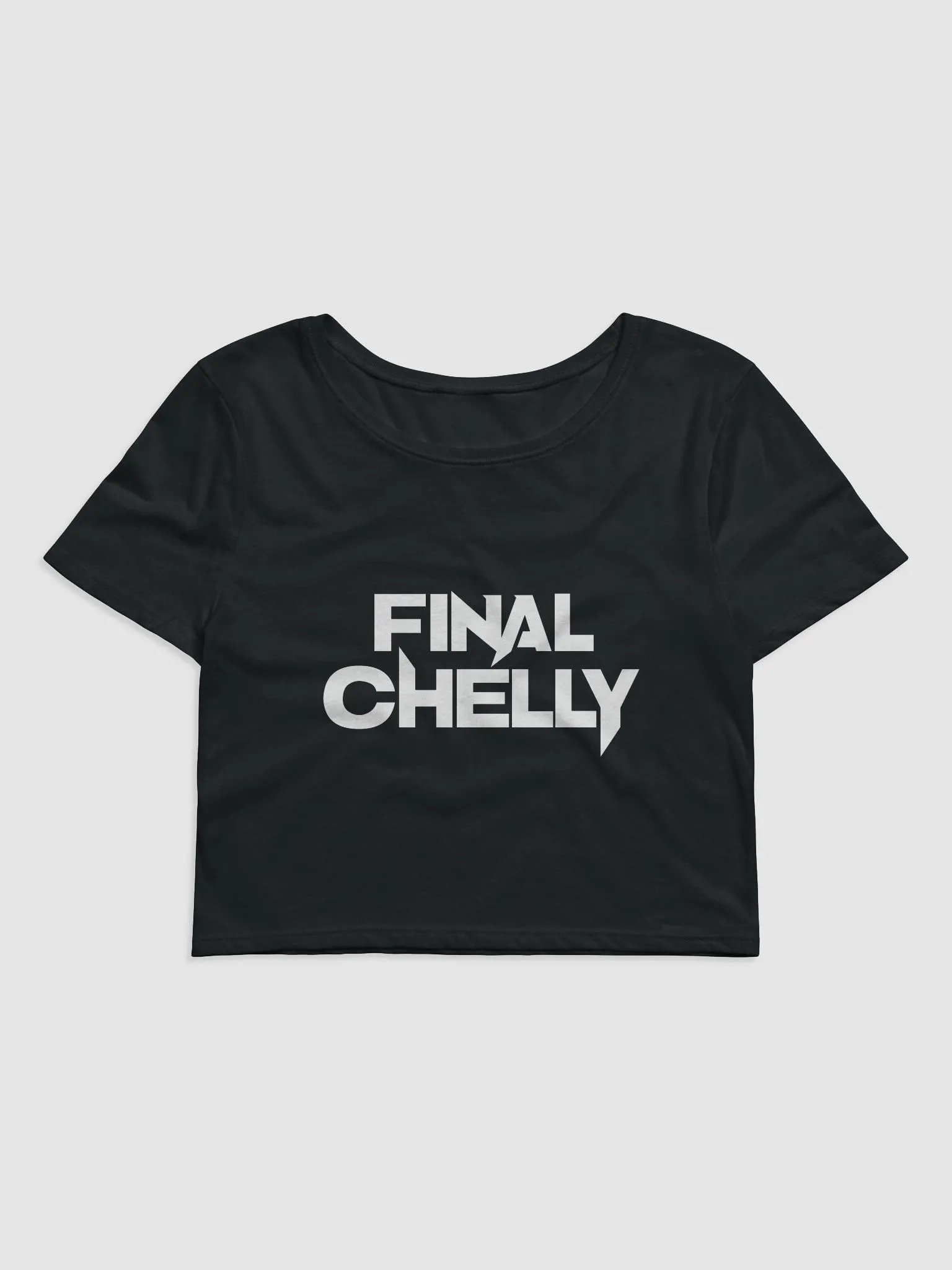 Final Chelly Logo Womens Printed Crop Top product image (1)