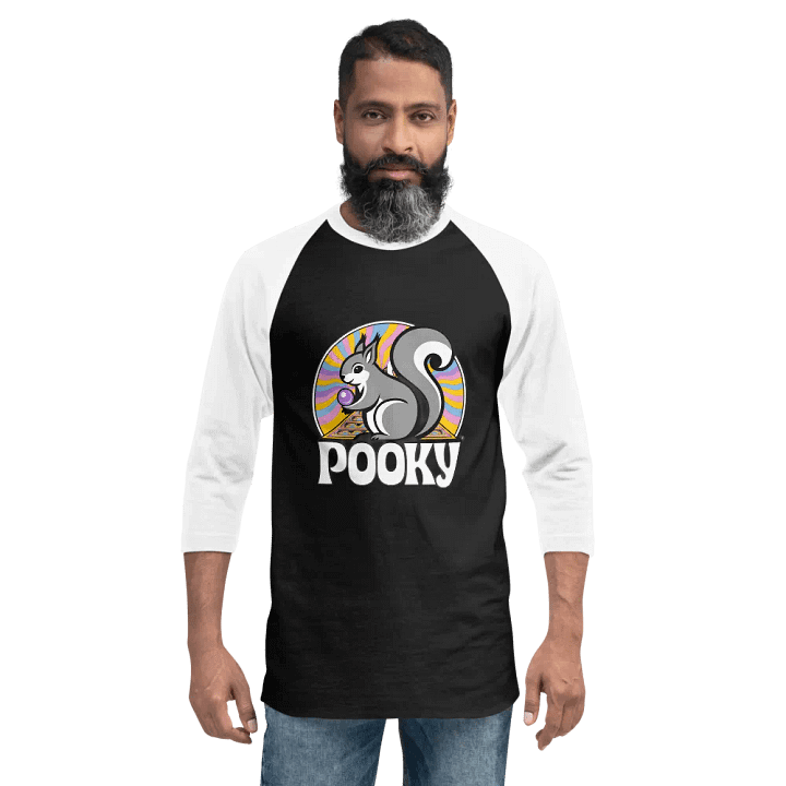 Psychedelic Pooky Raglan Tee product image (2)
