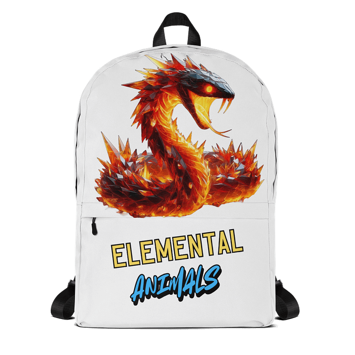 Crystallized Fire Snake #1 Backpack product image (1)