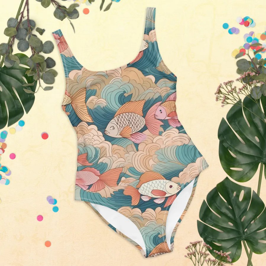 Traditional Japanese Fish Swimsuit product image (9)
