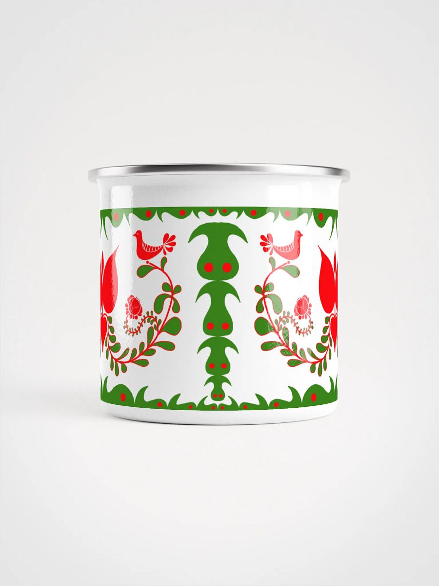 Hungarian Floral Adventure Enamel Mug product image (2)