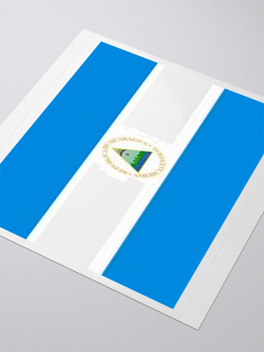 Exclusive Nicaraguan Flag Kiss-Cut Stickers - High-Quality Vinyl, Multiple Sizes product image (8)