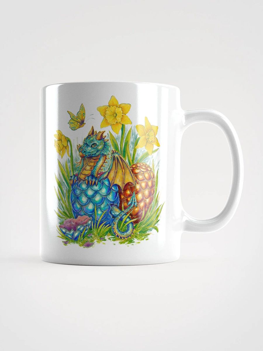 Dragon's Tale White Glossy Mug product image (1)