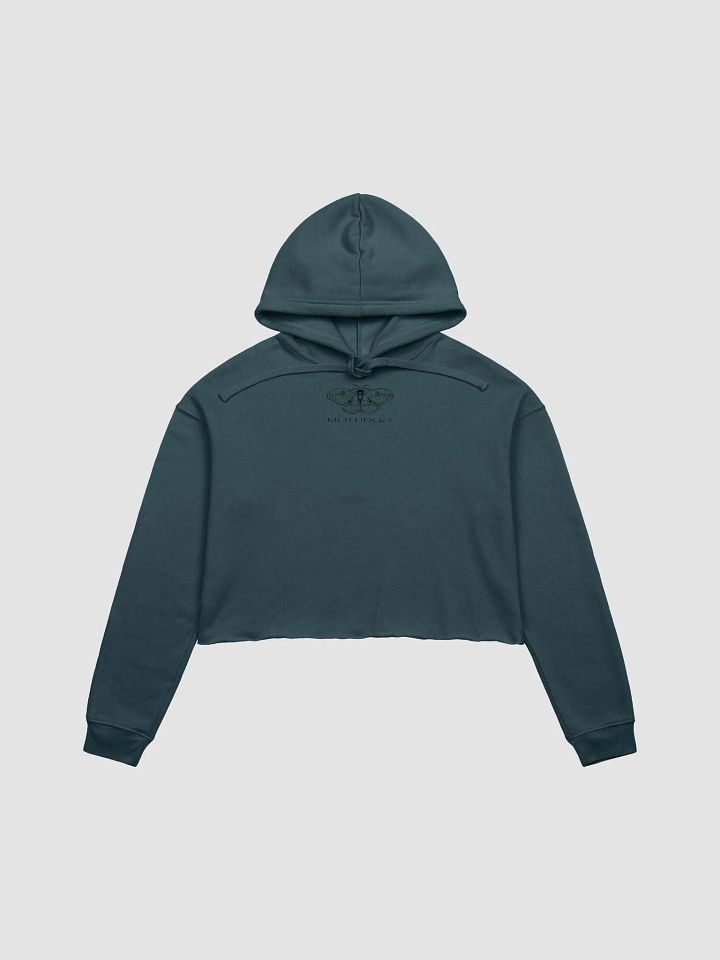 Mothduo Cropped Hoodie - Black (Wings Edition) product image (4)
