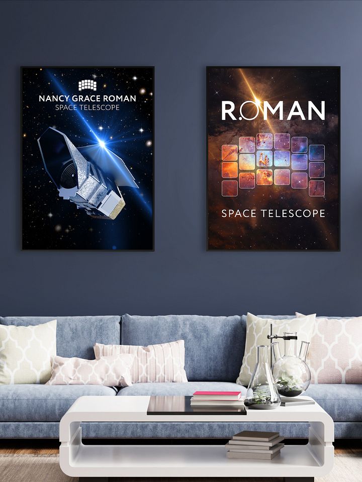 Nancy Grace Roman Space Telescope poster — NASA space print product image (2)