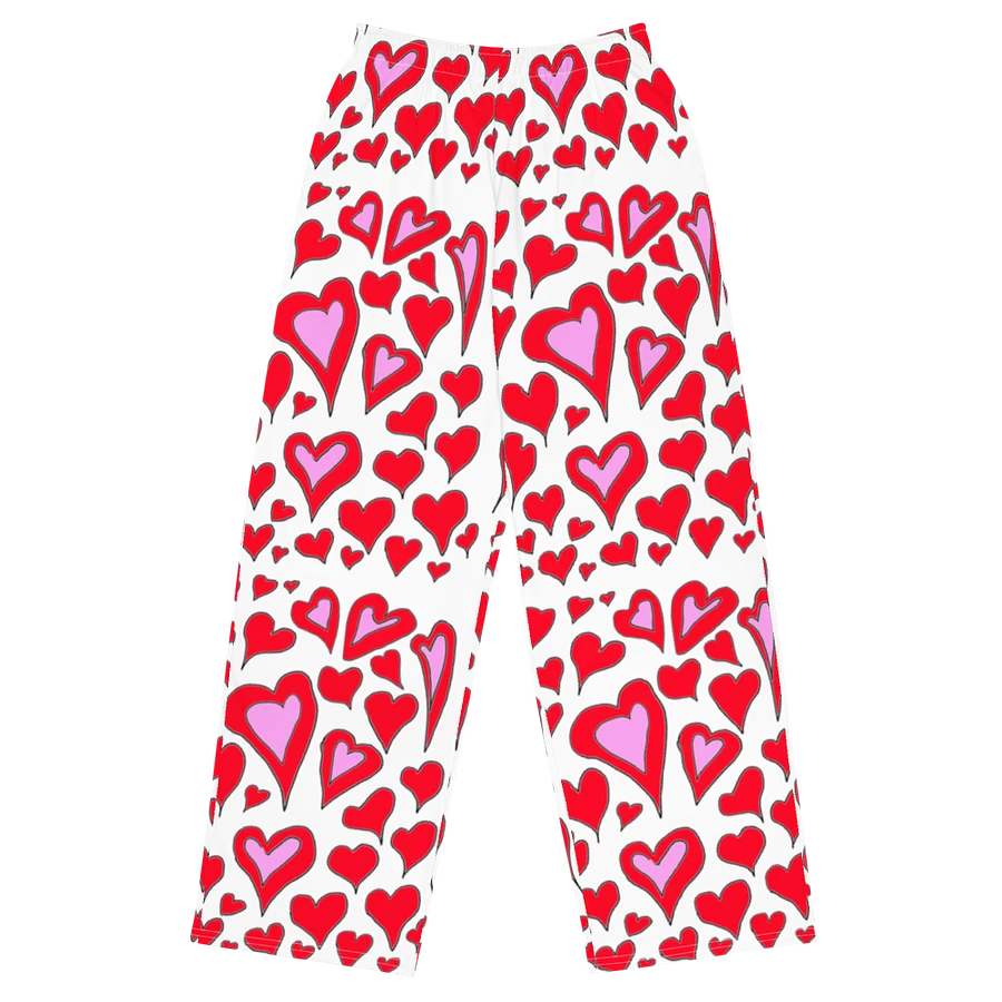 Hearts Drawing Wideleg Pants product image (2)