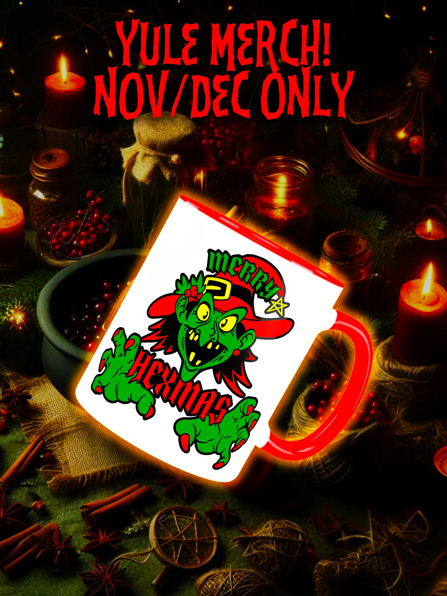 Merry Hexmas 2024 Mug product image (1)