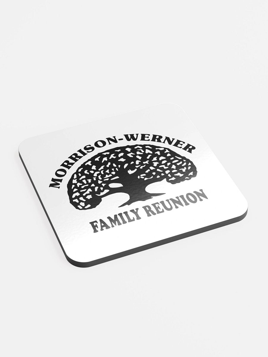 "Morrison-Werner Tree" Drink Coaster (White) product image (3)