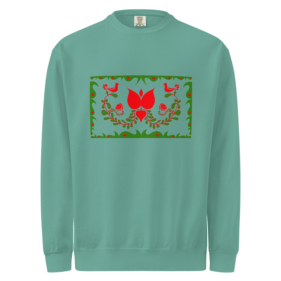 Hungarian Green Traditions Sweatshirt product image (1)