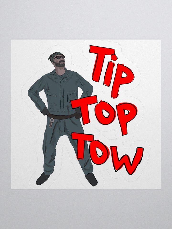 Tip Top Tow Sticker product image (1)