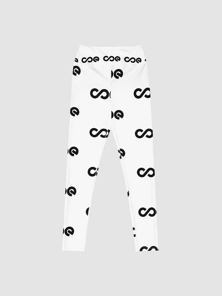 COE All Over Print Leggings Black Logo product image (1)