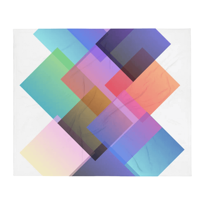 Geometric Gradient Artistic Squares Spiral Notebook product image (2)