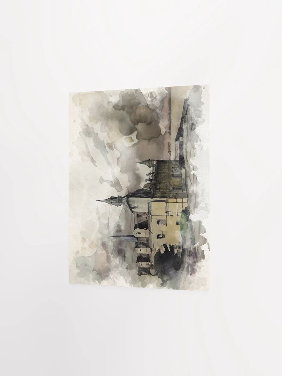 Kronborg castle - Watercolor painting - Landscape product image (5)