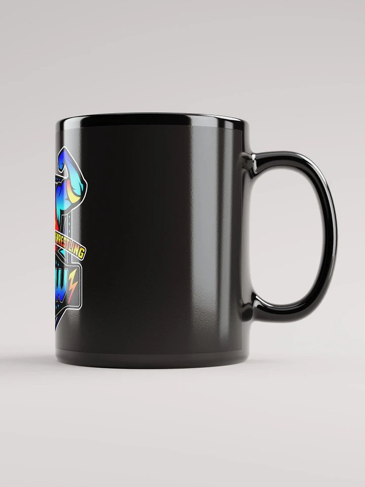 FLOW Black coffee mug product image (2)