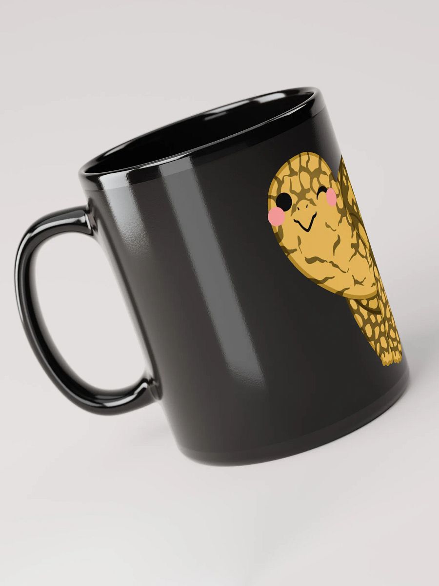 Smiling Turtle Black Glossy Mug product image (6)