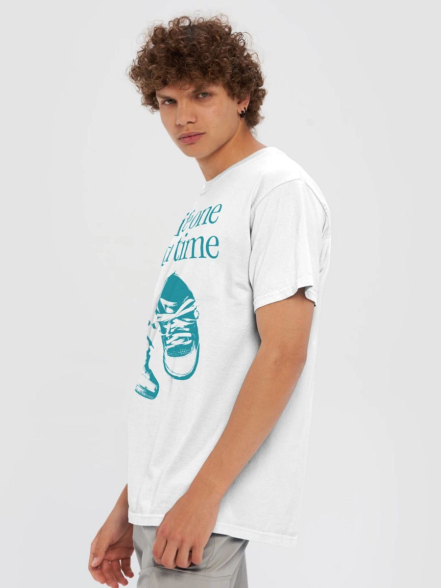 One Step at a Time Blue Sneaker T-Shirt product image (12)