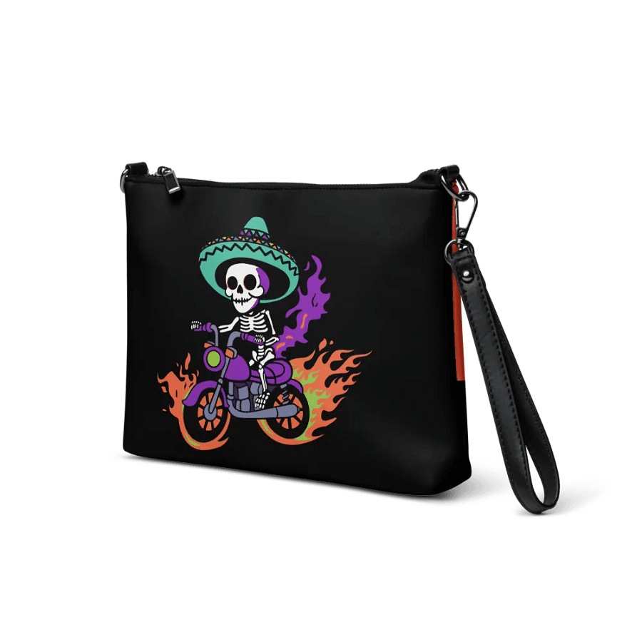 Bone to be Wild Colorful Flip-Sided Faux Leather Crossbody Bag product image (5)