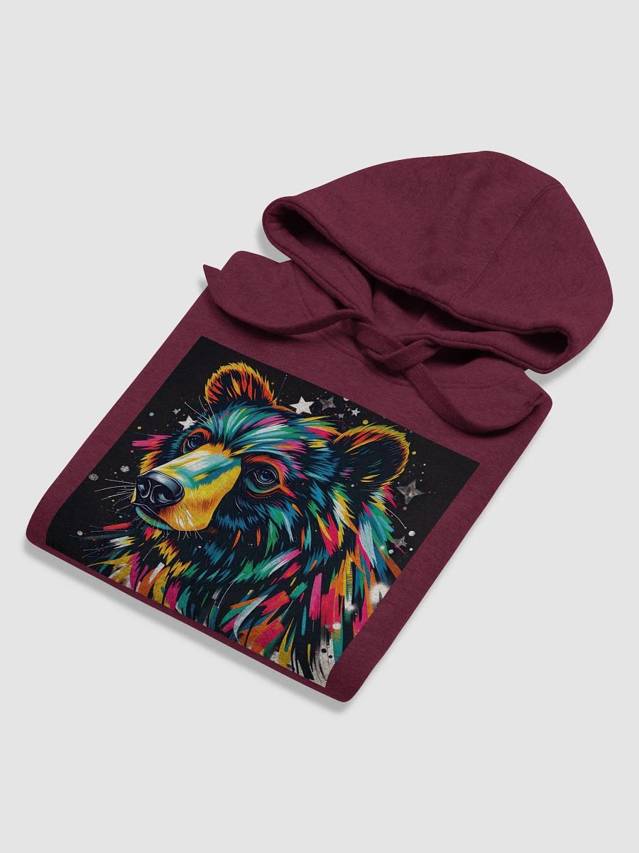 Anything but bleak black bear, Cozy Comfort Unisex Hoodie product image (6)