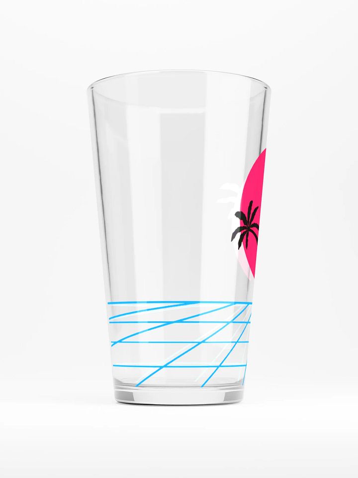 Retro Sunset Shaker Pint Glass product image (2)
