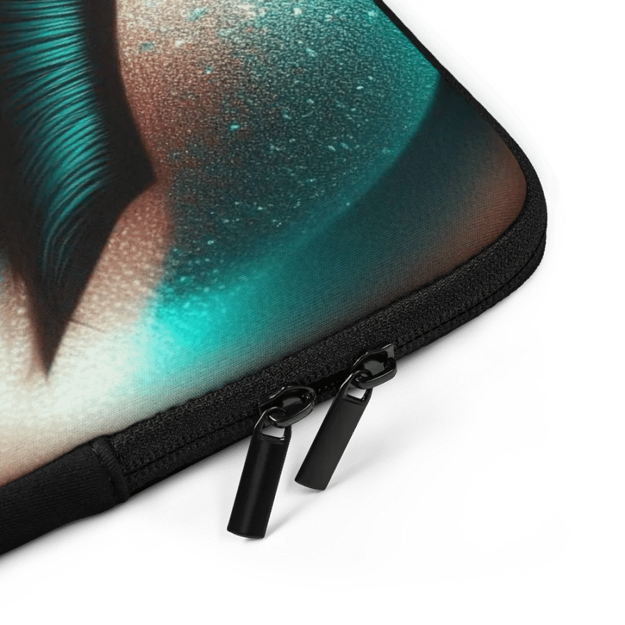 Glam Teal Laptop Sleeve product image (4)