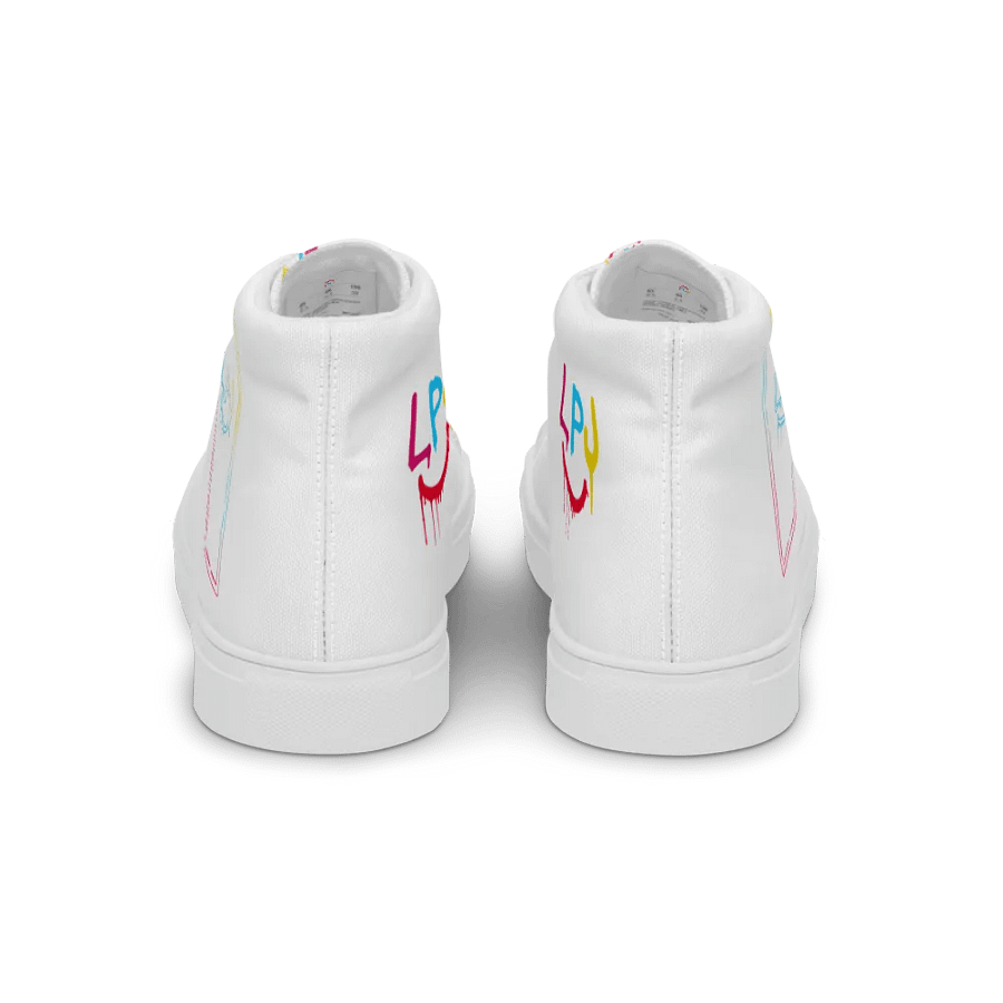 LPJ White Canvas Hi-Top Shoes product image (6)