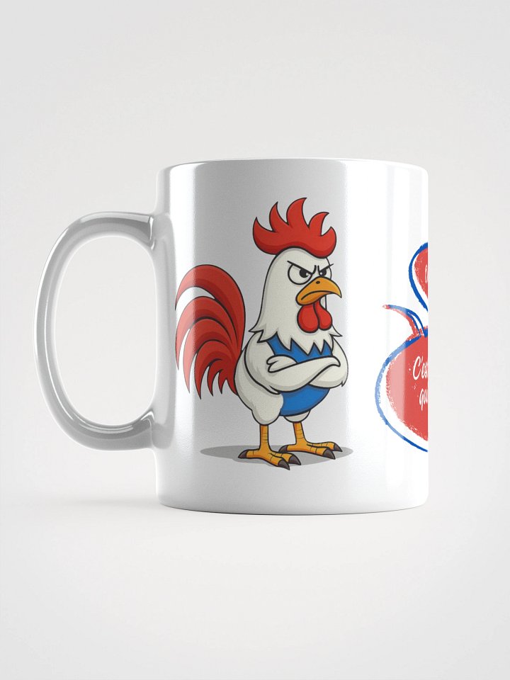 Mug Blanc, Coq Râleur - Où va l'argent et C'est Nicolas qui paye - Cadeau Humour Français product image (1)