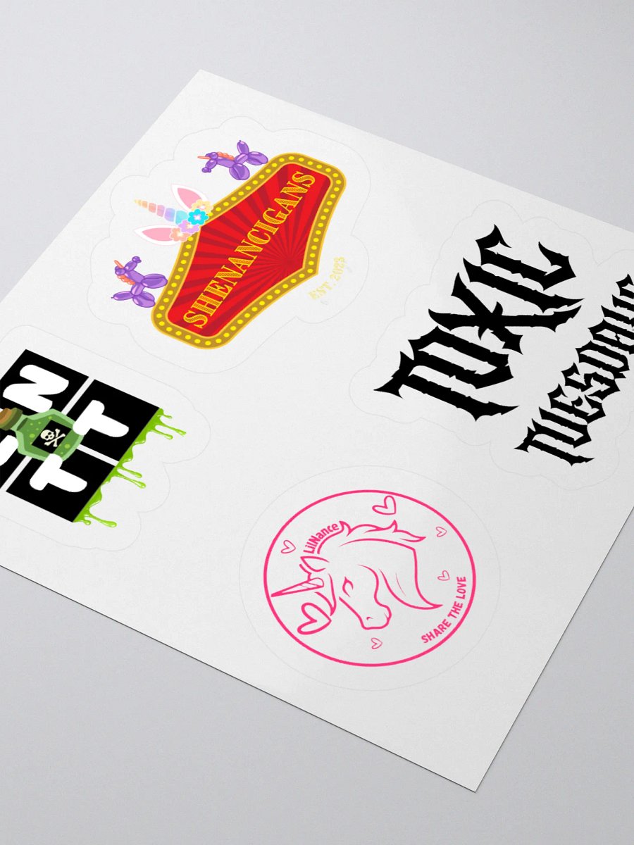 Funky Kiss Cut Sticker Set product image (3)