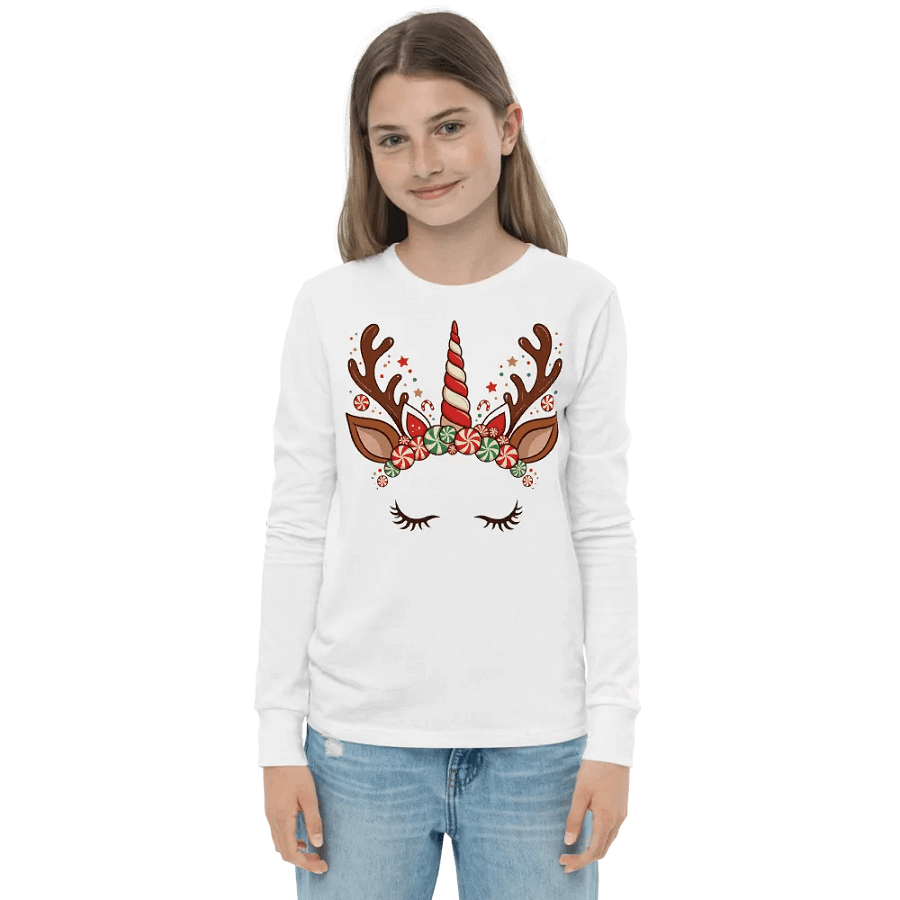 Candyland Antler Unicorn White product image (1)