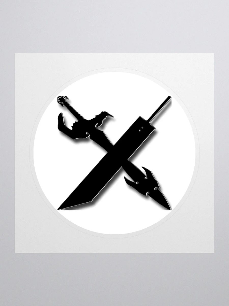 Luminaries of The Lifestream Black on White Logo Sticker product image (1)