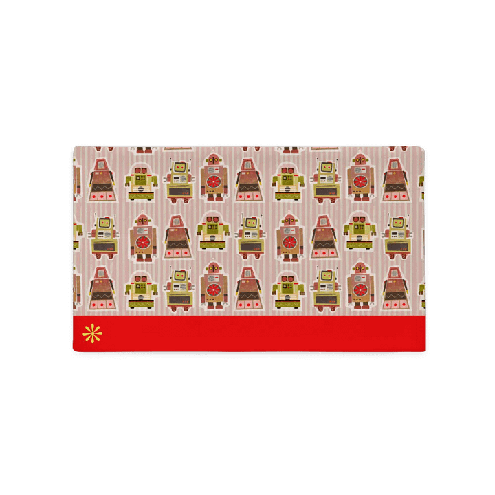 Retro Robot Party - Long Pillow Case product image (2)