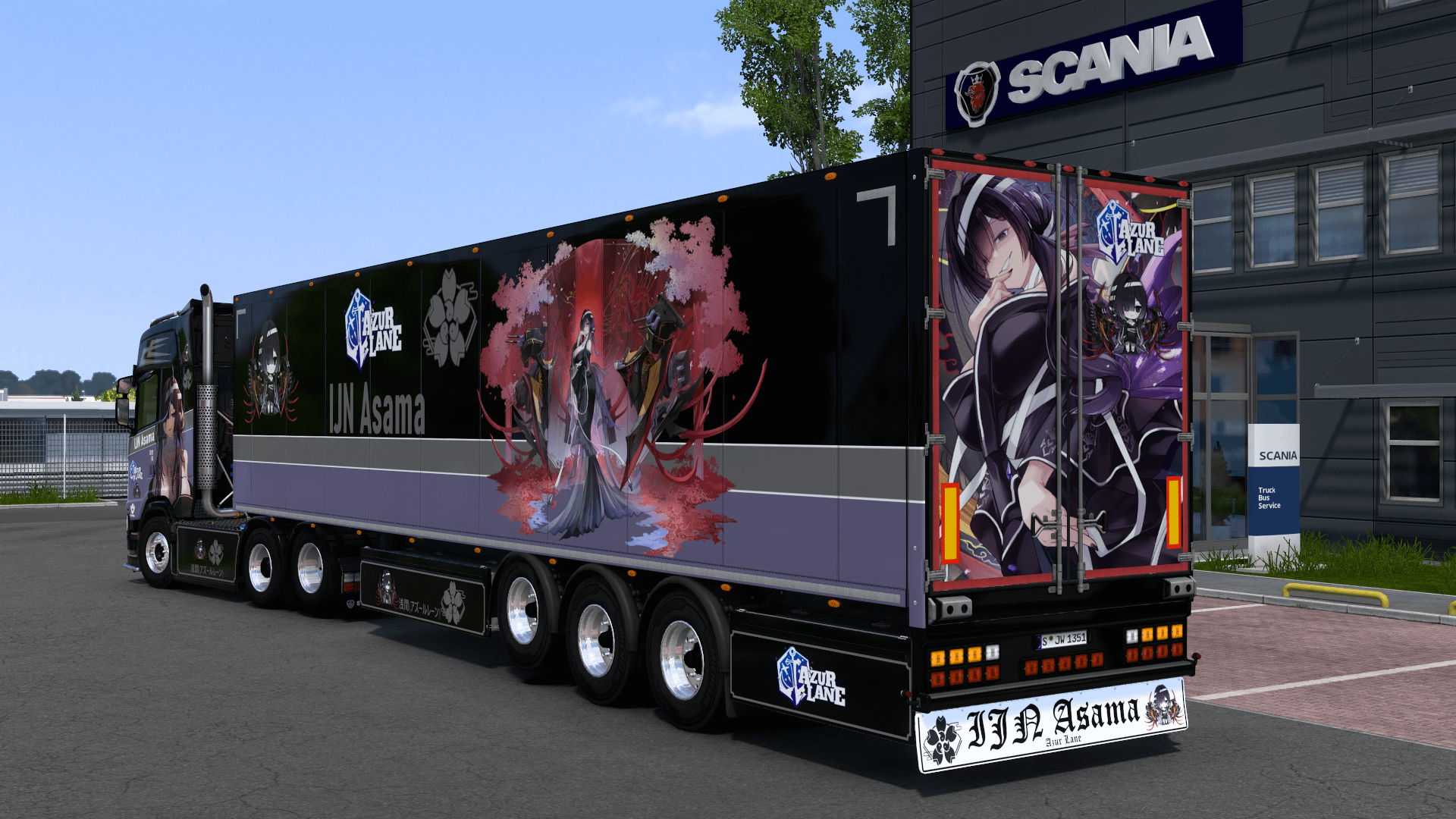 [ETS2] IJN Asama - Azur Lane [Combo Skin] product image (5)