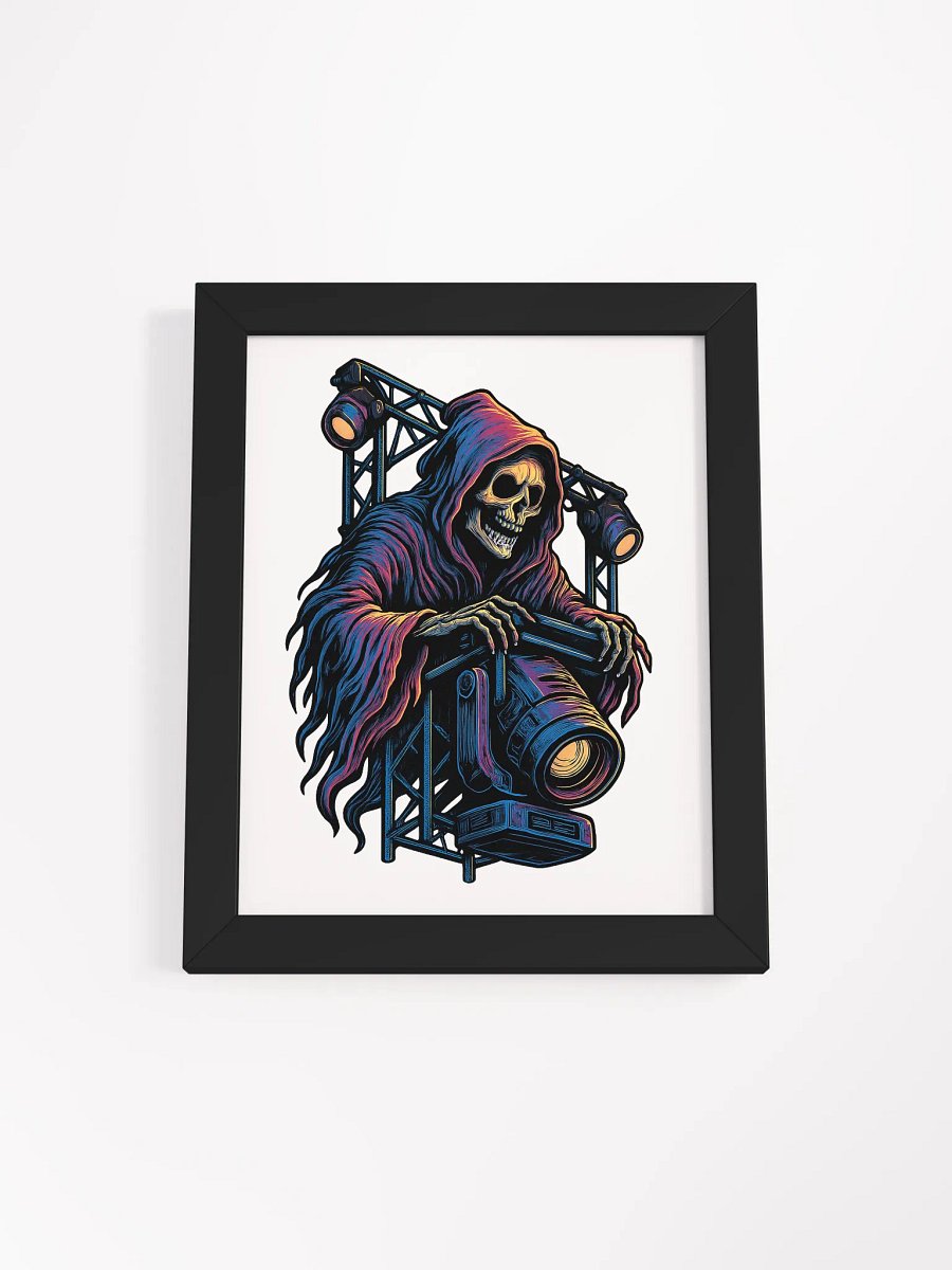 Theatrically Jerry: "Grimm Mover" Grim Reaper Moving Head Light Framed Poster product image (1)