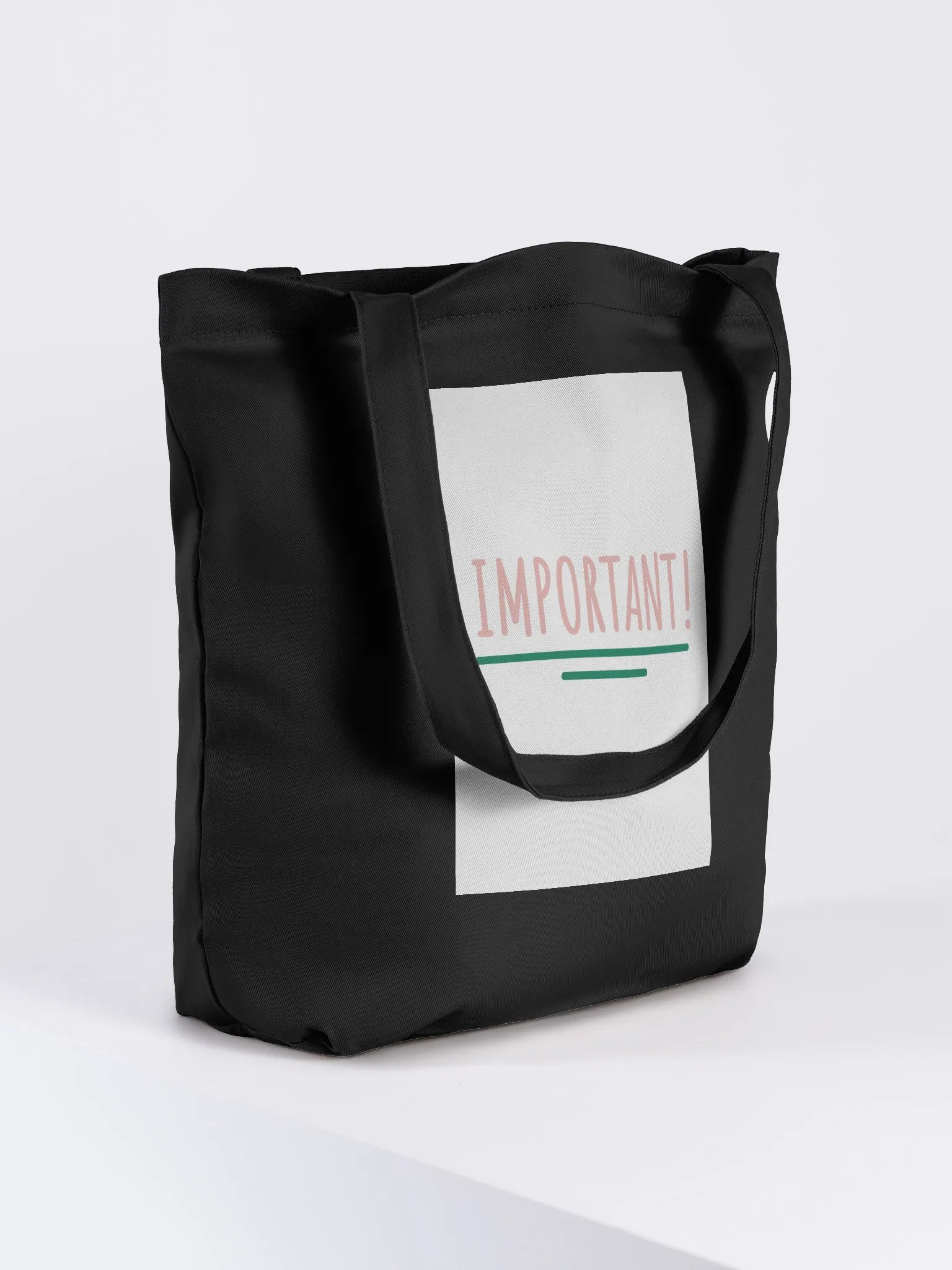 Eco-Friendly Statement Tote: IMPORTANT! product image (8)