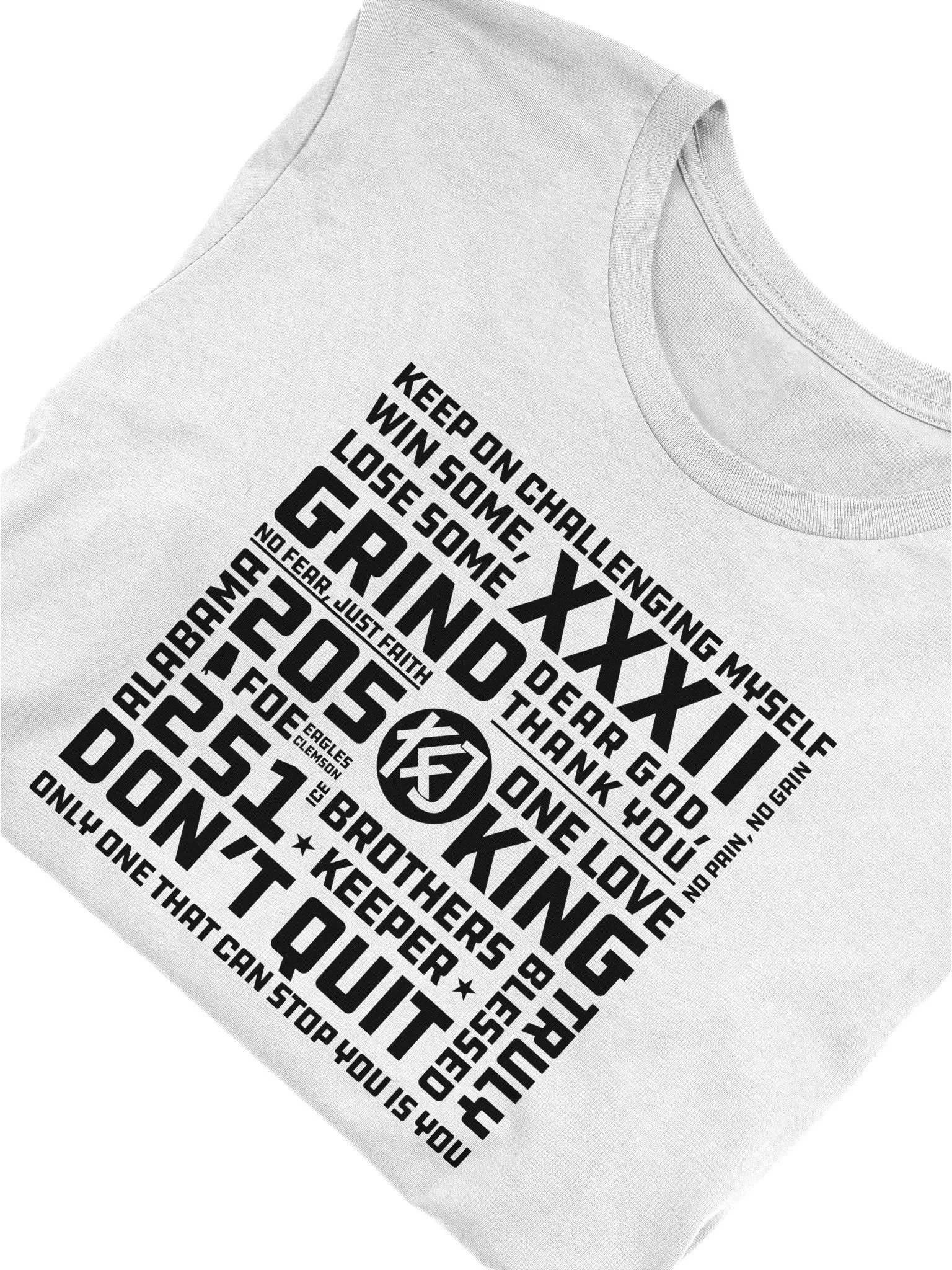 Don't Quit T-Shirt (White) product image (4)