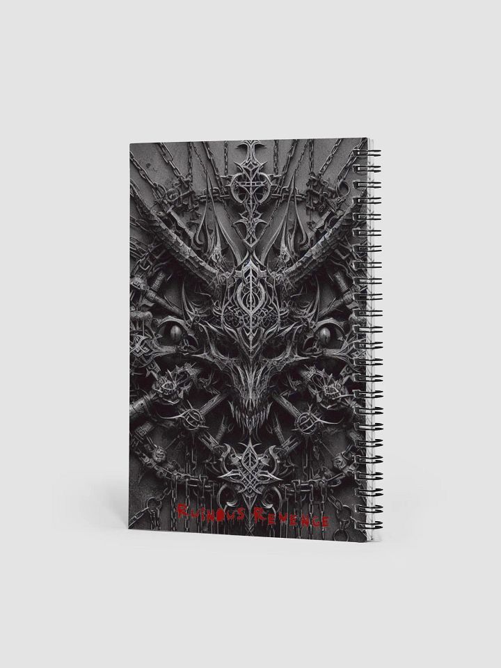 Ruinous revenge ETHEREAL DARKNESS edition spiral notebook product image (2)