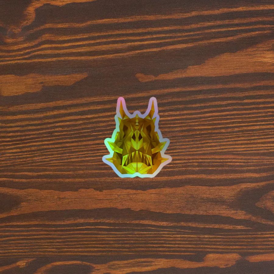 Golden Nycta Holographic Sticker Sheet product image (3)