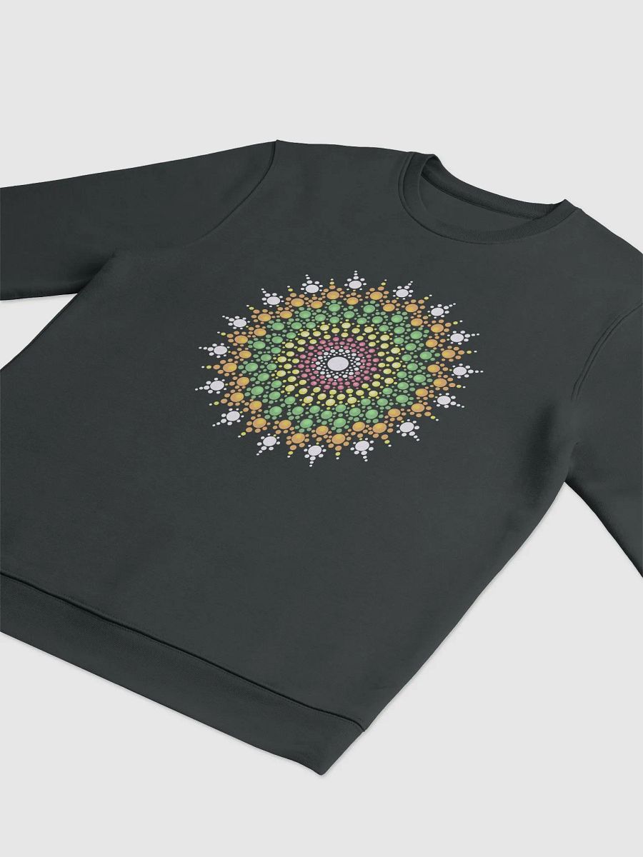 Pastel Dot Mandala Unisex Eco Sweatshirt product image (3)